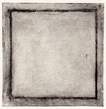 Quadrado do Espírito, monotipia de Yara Baungarten