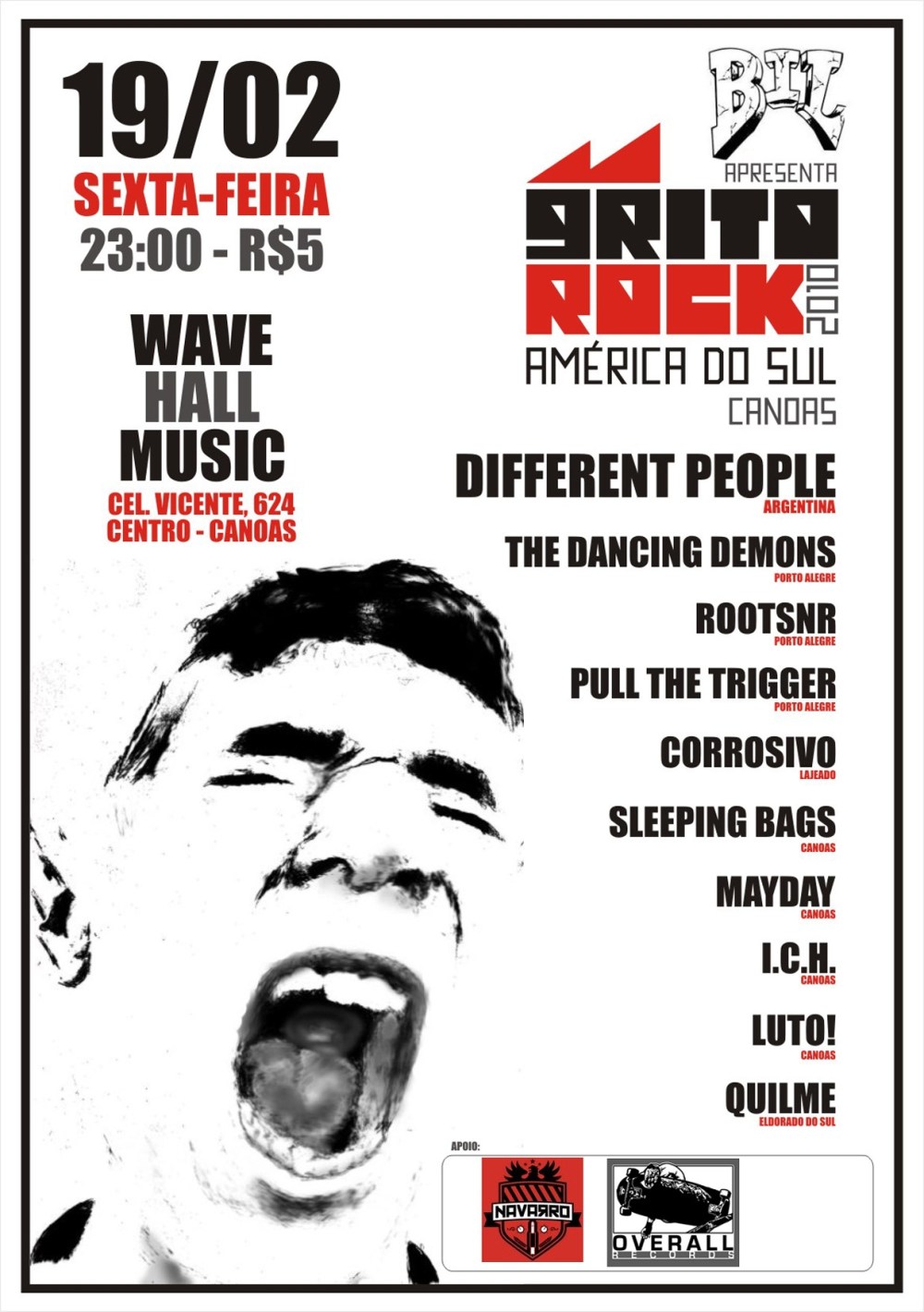 Projeto colaborativo de banda e produtores