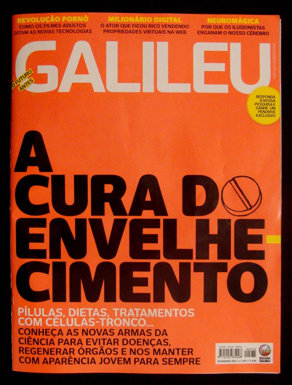 Capa da revista Galileu - fevereiro
